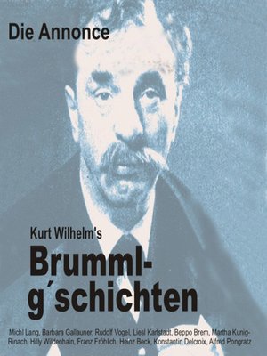cover image of Brummlg'schichten Die Annonce